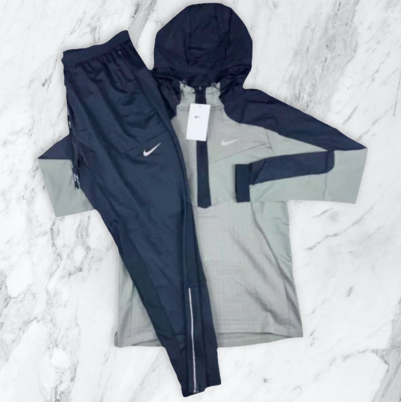 Ensemble Nike Running GRIS/NOIR