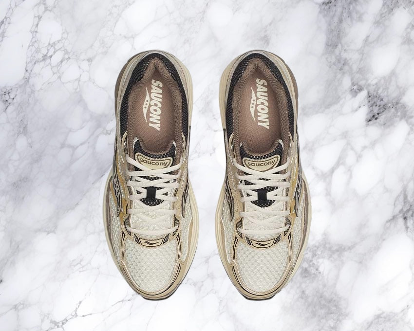 saucony omni 9 or/blanc