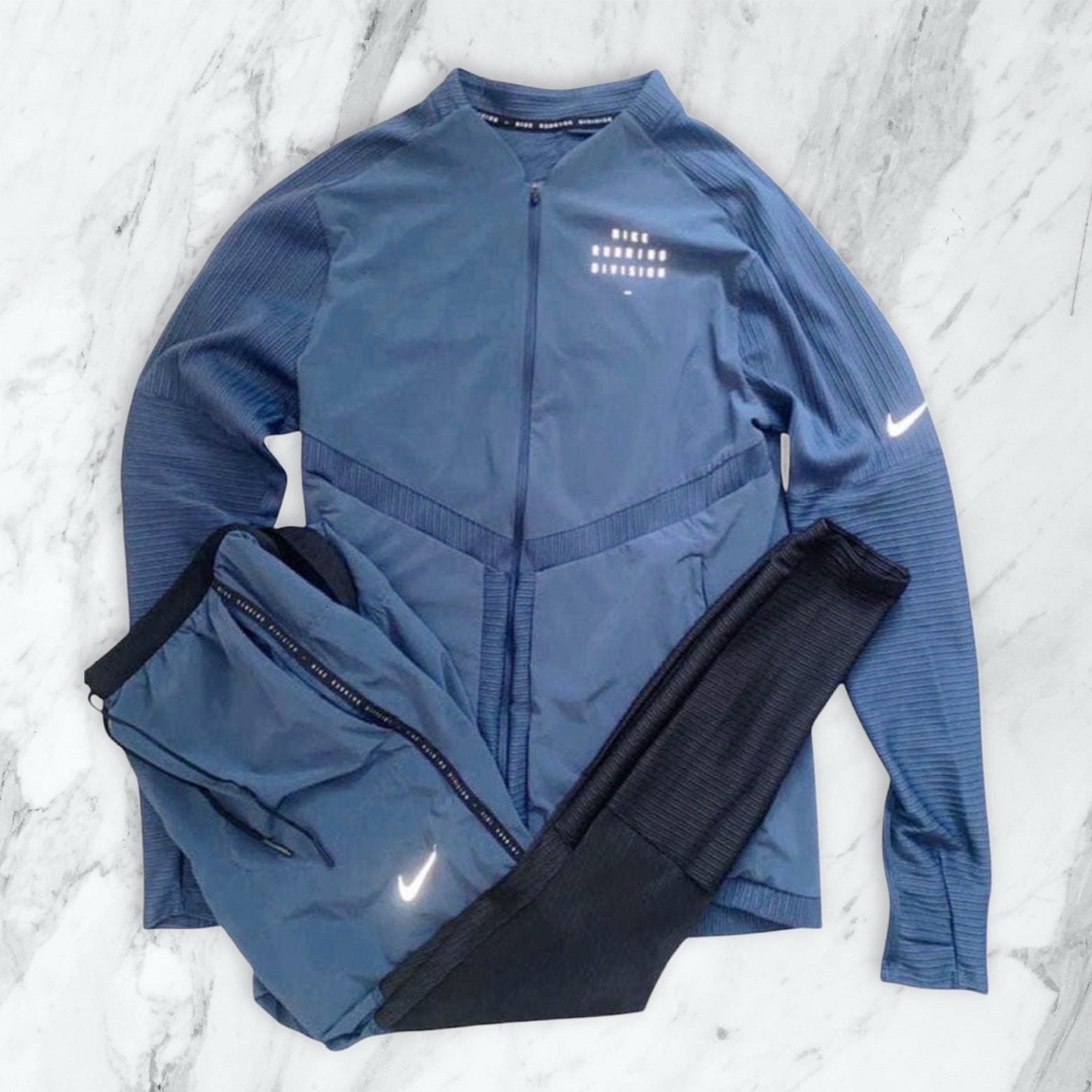 Ensemble Nike Running bleu