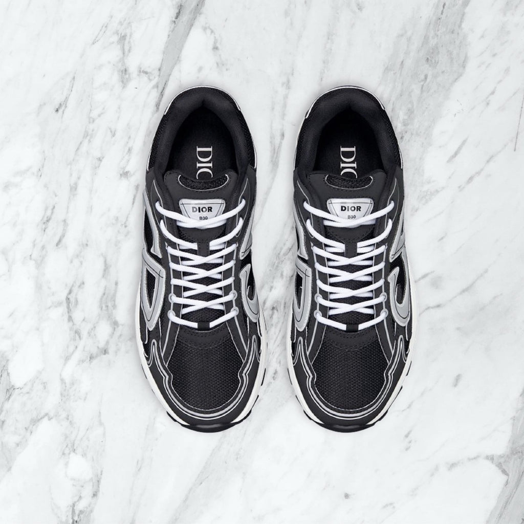 Chaussures dior B30 noir blanc
