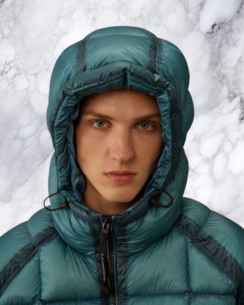 Doudoune cp company bleu
