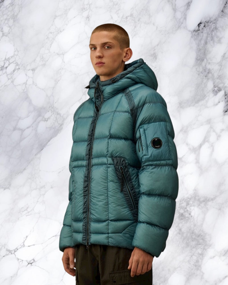 Doudoune cp company bleu