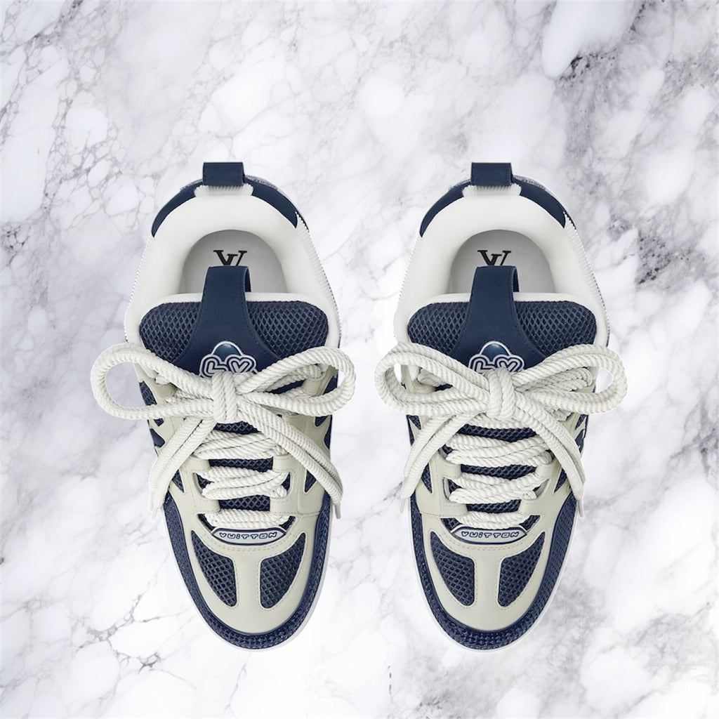 Sneaker LV Skate bleu
