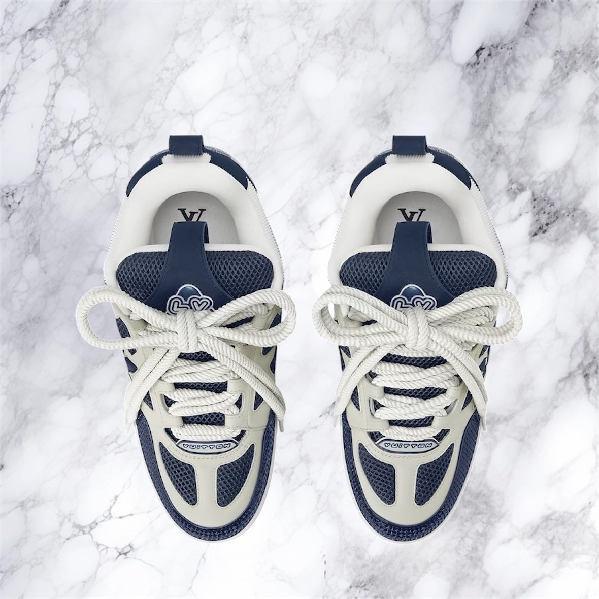 Sneaker LV Skate bleu