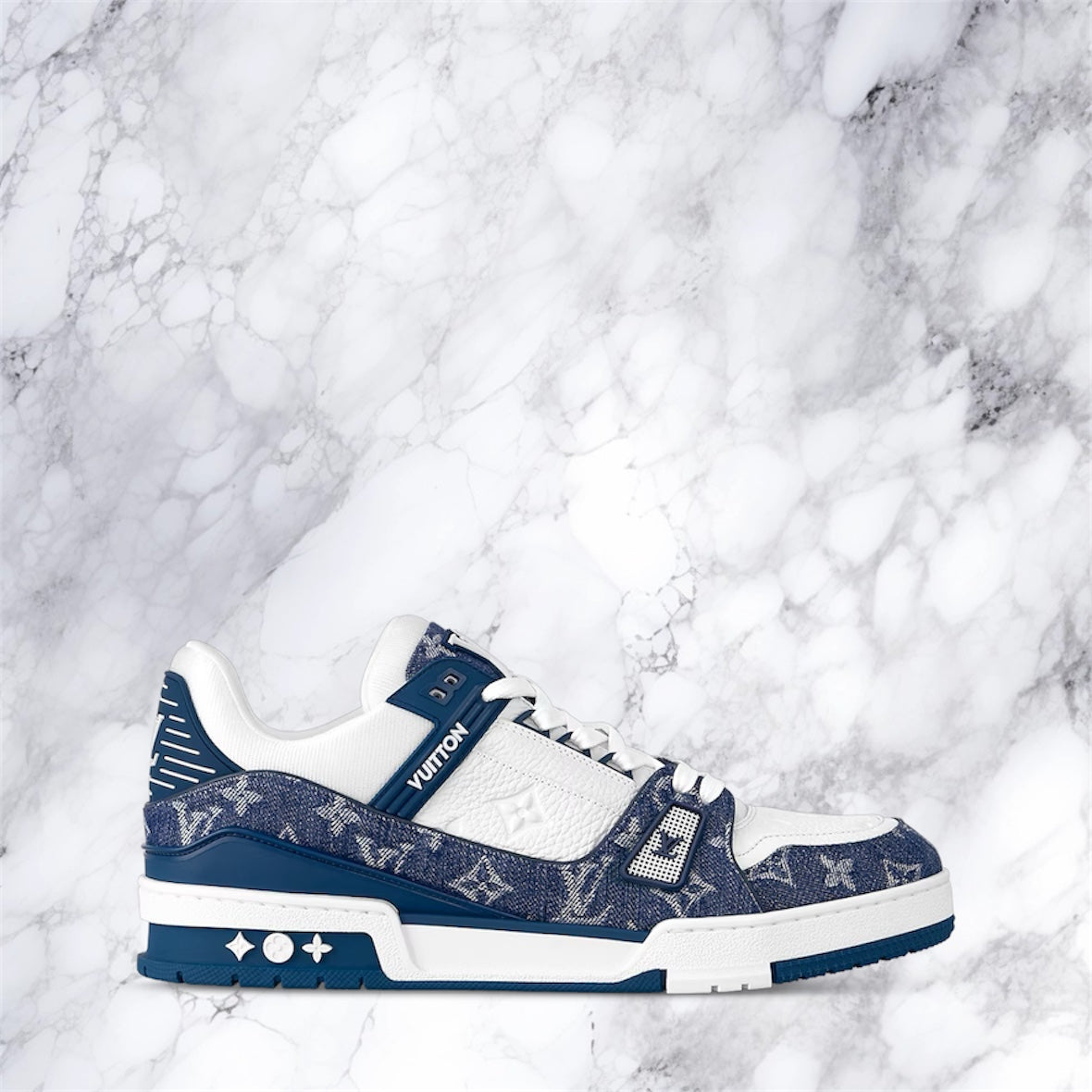 Sneaker LV Trainer bleu