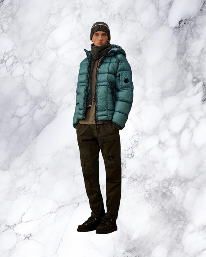 Doudoune cp company bleu