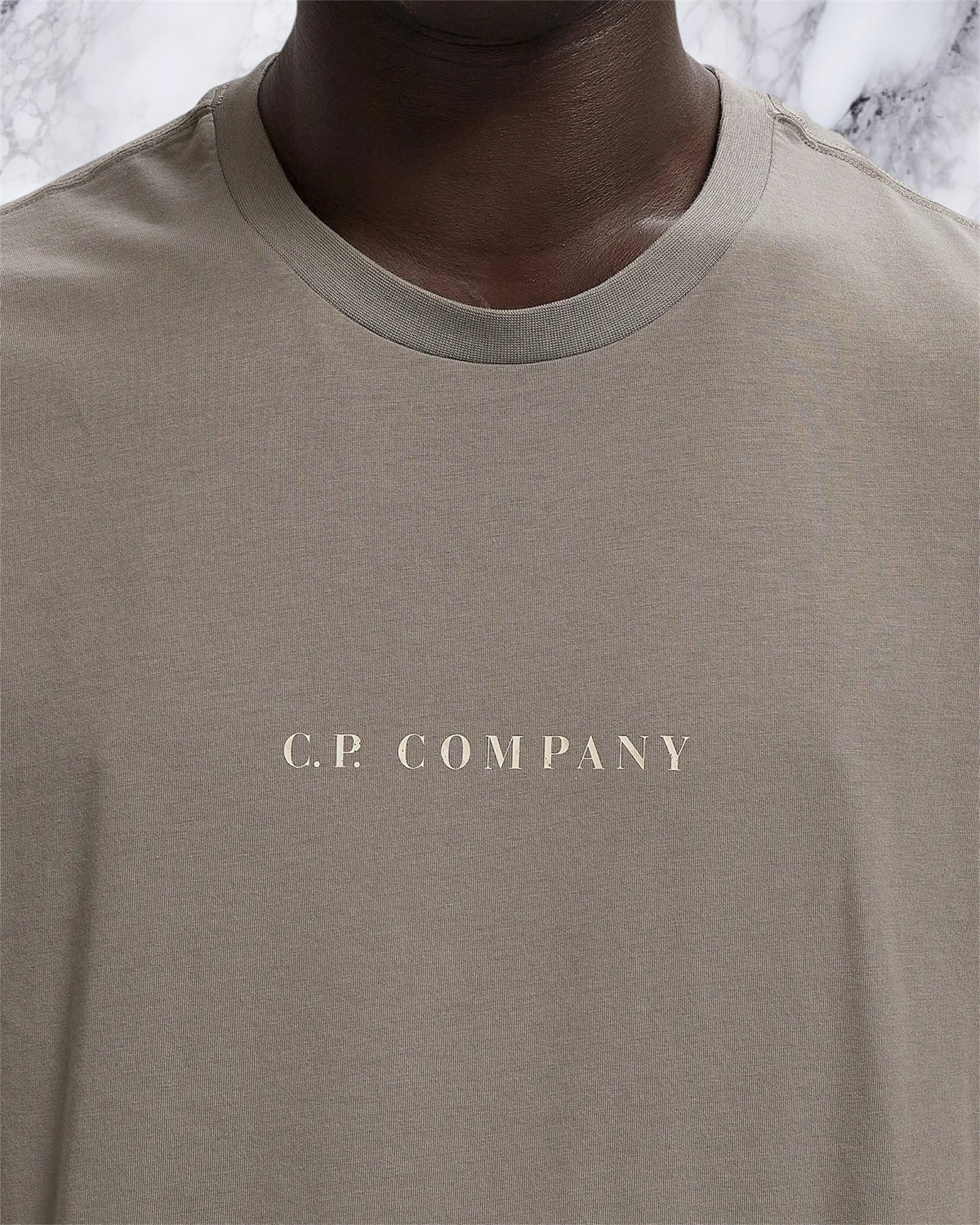 Tee-shirt cp company marron