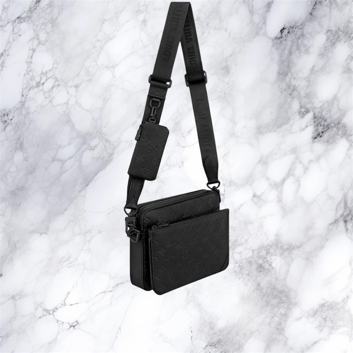 Sacoche Louis Vuitton full black