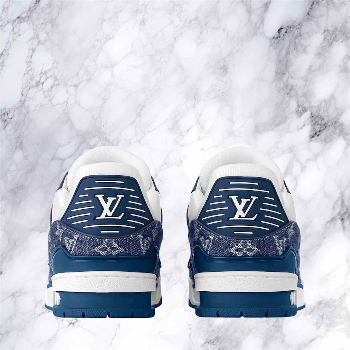 Sneaker LV Trainer bleu