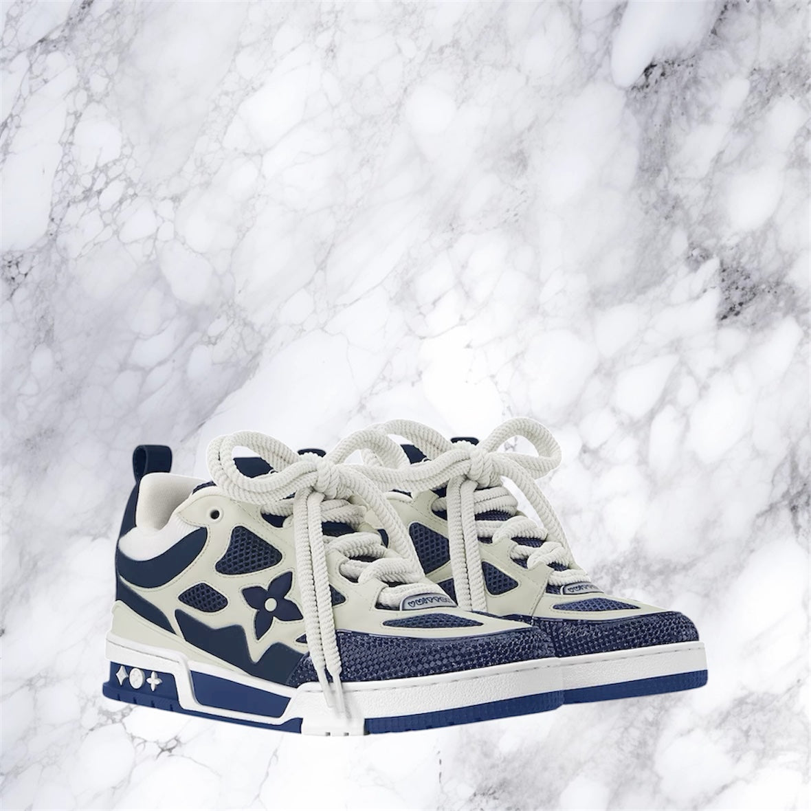 Sneaker LV Skate bleu