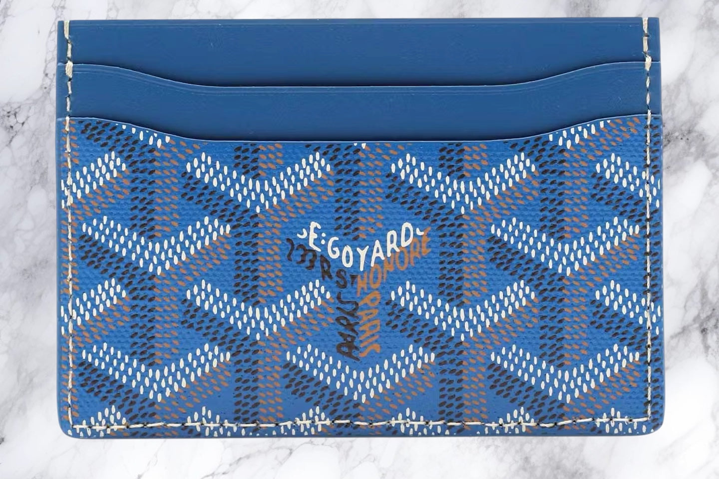 Porte monnaie goyard bleu