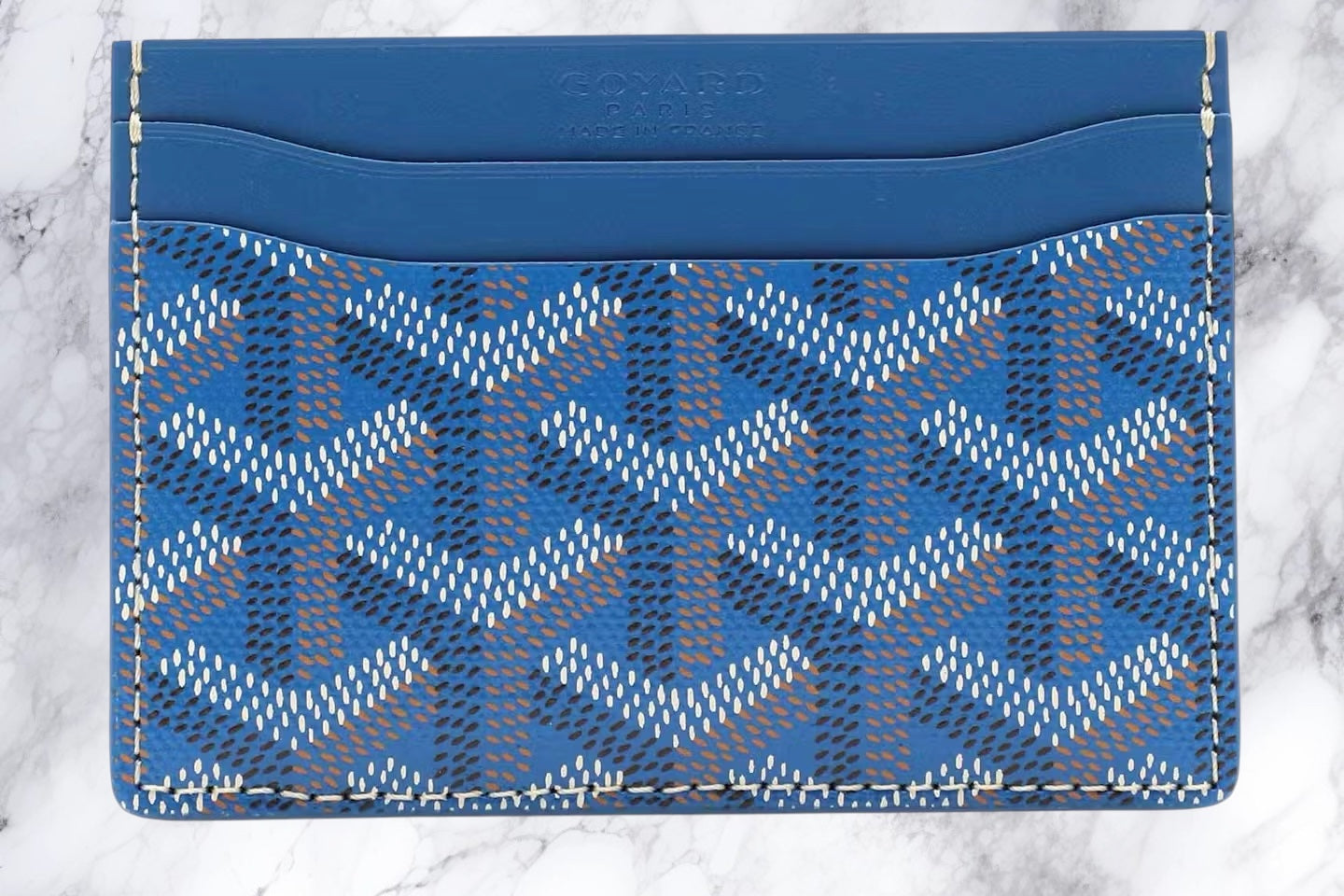Porte monnaie goyard bleu